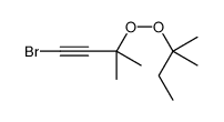 1-bromo-3-methyl-3-(2-methylbutan-2-ylperoxy)but-1-yne结构式