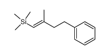 (E)-trimethyl(2-methyl-4-phenylbut-1-en-1-yl)silane结构式
