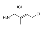 (4-chloro-2-methyl-2-butenyl)amine hydrochloride Structure