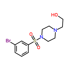 1-​Piperazineethanol, 4-​[(3-​bromophenyl)​sulfonyl]​- picture