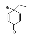 4-bromo-4-ethylcyclohexa-2,5-dien-1-one Structure