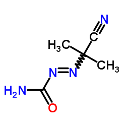 1-((氰基-1-甲基乙基)偶氮)甲酰胺结构式