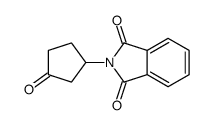 2-(3-氧代环戊基)异吲哚-1,3-二酮结构式