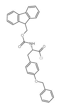 fmoc-o-benzyl-l-tyrosyl chloride结构式
