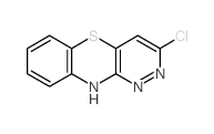 3-chloro-10H-pyridazino[4,3-b][1,4]benzothiazine Structure