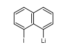 (8-iodo-1-naphthyl)lithium Structure