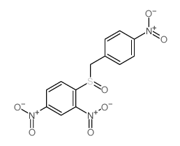 Benzene,2,4-dinitro-1-[[(4-nitrophenyl)methyl]sulfinyl]-结构式
