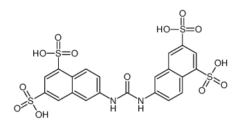 6-[(5,7-disulfonaphthalen-2-yl)carbamoylamino]naphthalene-1,3-disulfonic acid Structure