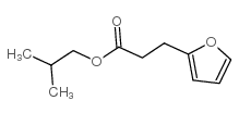 3-(2-呋喃基)丙酸异丁酯结构式