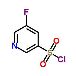 5-Fluoro-3-pyridinesulfonyl chloride Structure