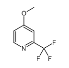 4-甲氧基-2-(三氟甲基)吡啶结构式