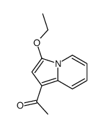 Ketone, 3-ethoxy-1-indolizinyl methyl (6CI)结构式
