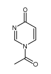 1-Acetyl-4(1H)-pyrimidinone结构式
