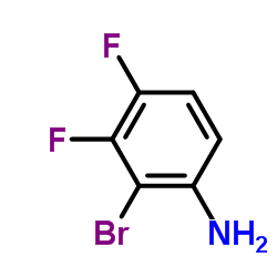 2-Bromo-3,4-difluoroaniline Structure
