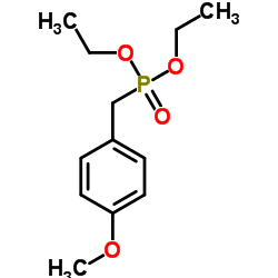 (4-甲氧基苄基)磷酸二乙酯结构式