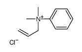 dimethyl-phenyl-prop-2-enylazanium,chloride Structure