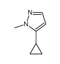 5-环丙基-1-甲基-1H-吡唑结构式