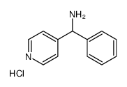phenyl(pyridin-4-yl)methanamine,hydrochloride Structure