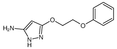 3-(2-phenoxyethoxy)-1H-pyrazol-5-amine结构式