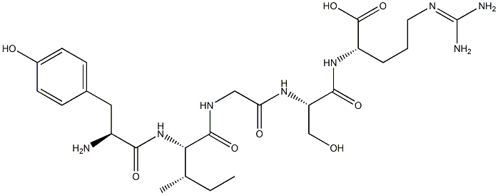 poly(tyrosyl-isoleucyl-glycyl-seryl-arginine) structure