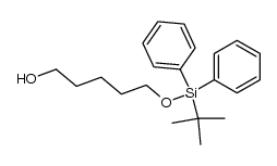 5-((tert-butyldiphenylsilyl)oxy)pentan-1-ol结构式