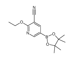 3-氰基-2-乙氧基吡啶-5-硼酸频那醇酯结构式