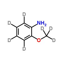 邻氨基苯甲醚-d7结构式