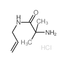 N-Allyl-2-amino-2-methylpropanamide hydrochloride结构式