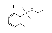 (2,6-difluorophenyl)(isopropoxy)dimethylsilane结构式