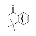 endo-2-acetyl-exo-3-trimethylsilylbicyclo(2.2.1)hept-5-ene Structure