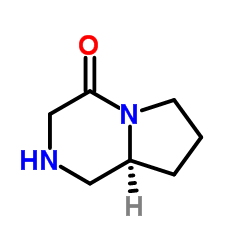 (S)-六氢吡咯并[1,2-a]吡嗪-4(1H)-酮结构式