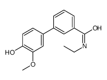N-ethyl-3-(4-hydroxy-3-methoxyphenyl)benzamide Structure