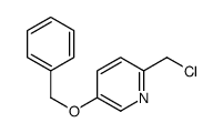 5-(苄氧基)-2-(氯甲基)吡啶结构式