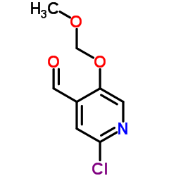 2-Chloro-5-(methoxymethoxy)isonicotinaldehyde Structure