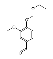 4-(ethoxymethoxy)-3-methoxybenzaldehyde Structure
