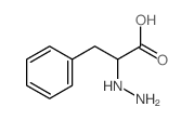 2-hydrazinyl-3-phenyl-propanoic acid structure