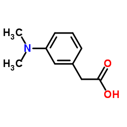 [3-(Dimethylamino)phenyl]acetic acid Structure
