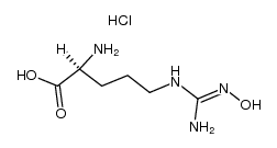 Nω-hydroxy-L-arginine dihydrochloride Structure