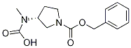 (R)-3-(CarboxyMethyl-aMino)-pyrrolidine-1-carboxylic acid benzyl ester Structure