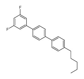 1,3-difluoro-5-[4-(4-pentylphenyl)phenyl]benzene Structure