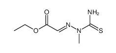ethyl glyoxylate 2-methylthiosemicarbazone结构式