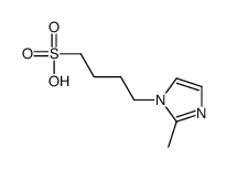 4-(2-methylimidazol-1-yl)butane-1-sulfonic acid结构式
