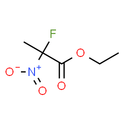Propanoic acid, 2-fluoro-2-nitro-, ethyl ester (9CI) Structure