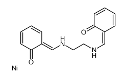 N,N-二(亚水杨基)乙烯二氨基镍(II)结构式