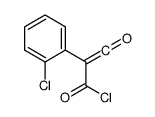 2-(2-chlorophenyl)-3-oxoprop-2-enoyl chloride Structure