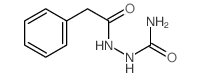 Benzeneacetic acid, 2-(aminocarbonyl)hydrazide结构式