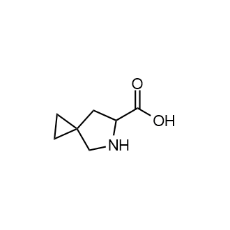 5-氮杂螺[2.4]庚烷-6-羧酸结构式