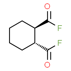 1,2-Cyclohexanedicarbonyl difluoride, trans- (9CI) Structure