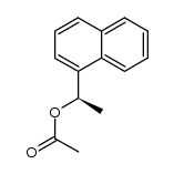 (R)-acetic acid 1-(1-naphthyl)ethyl ester Structure