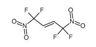1,1,4,4-tetrafluoro-1,4-dinitro-but-2-ene结构式